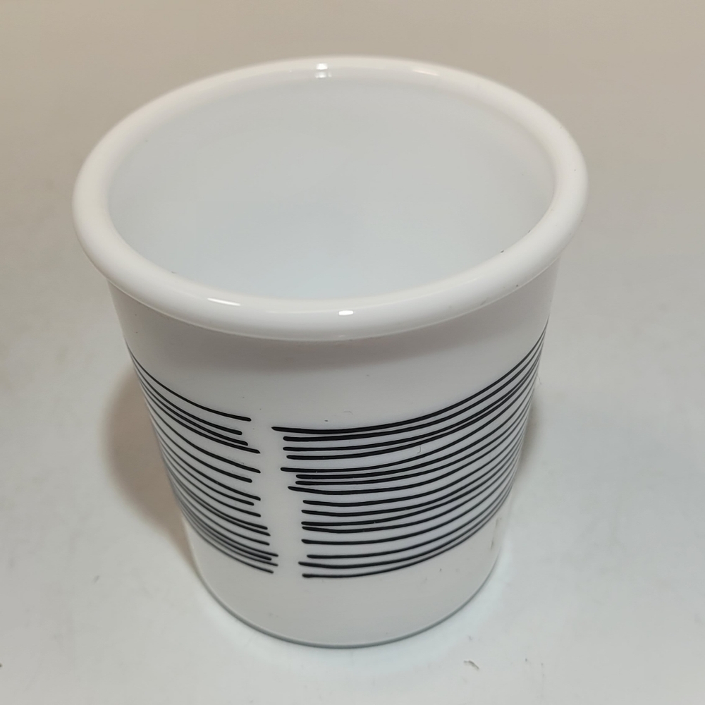 Bormioli Rocco 3.25 oz Opal Glass (No Handle) Tea Cups Set of 7 Linee Design NWT - Picture 3 of 16